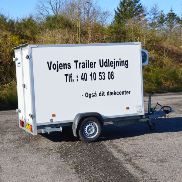 Køle trailer til udlejning ved Vojens trailerudlejning