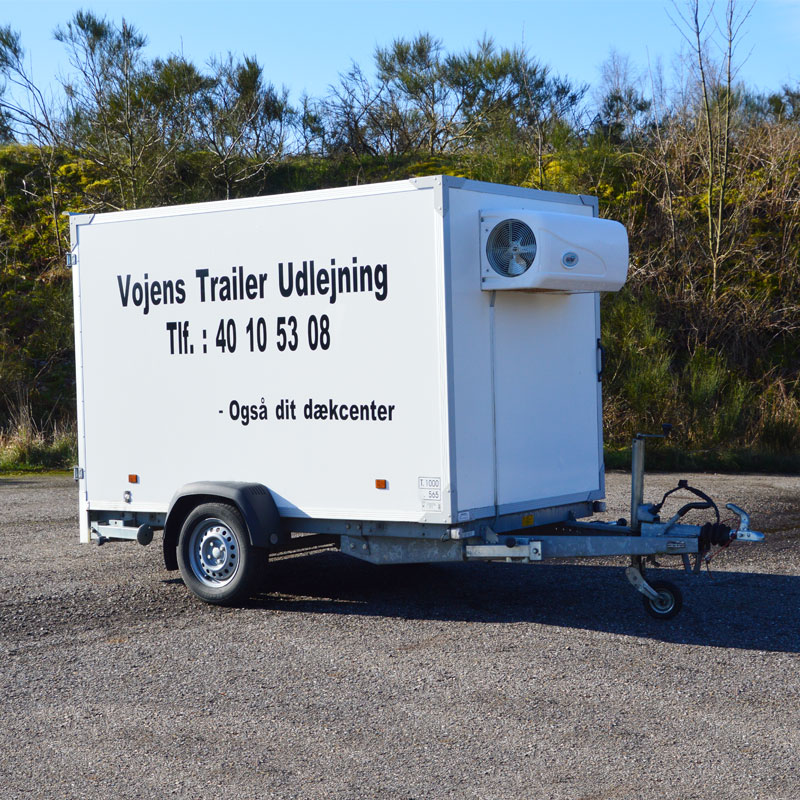 Køle trailer til udlejning ved Vojens trailerudlejning